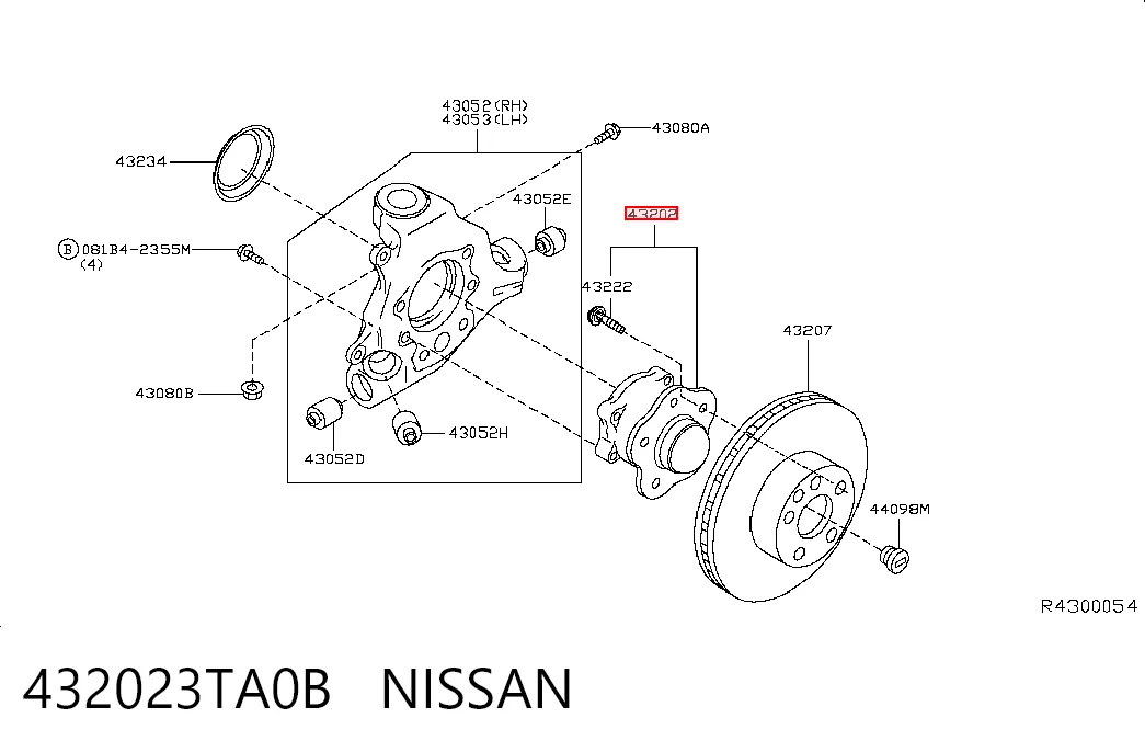 Bujes de ruedas Nissan Murano  (Z51)