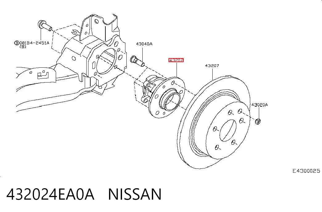 432024EA0A Nissan/Infiniti