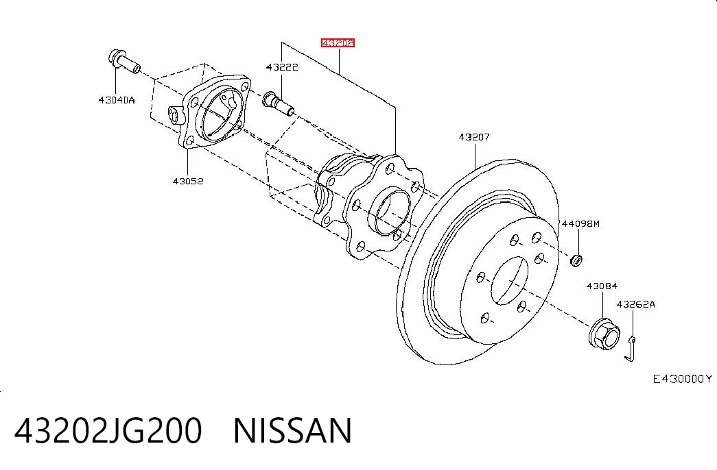 43202JG200 Nissan/Infiniti