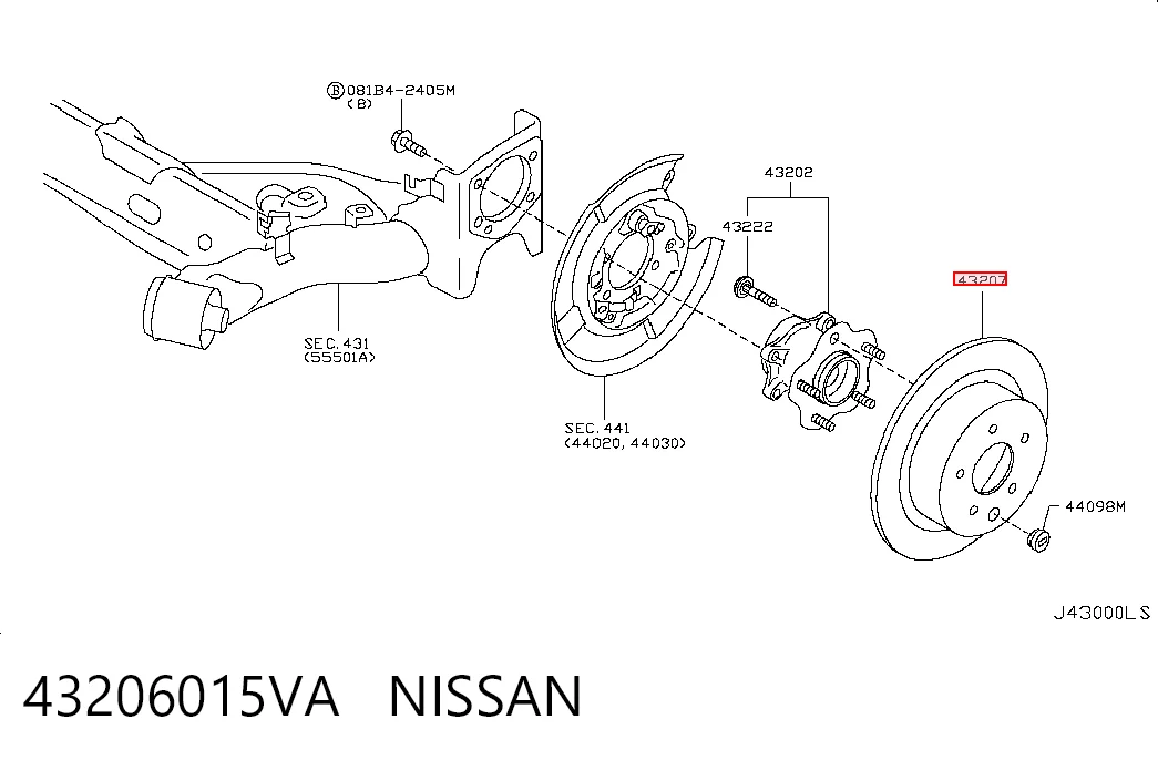 43206015VA Nissan/Infiniti
