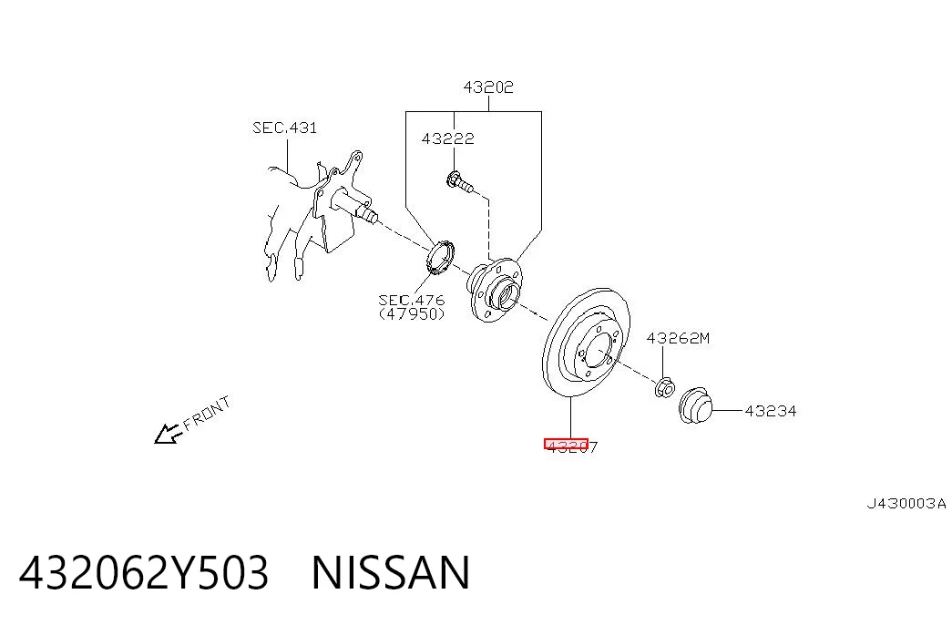 Disco de freno trasero 1667871380 Peugeot/Citroen