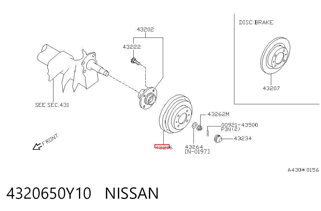 Comprar Tambor de freno trasero Nissan Sunny III N14 a bajo precio