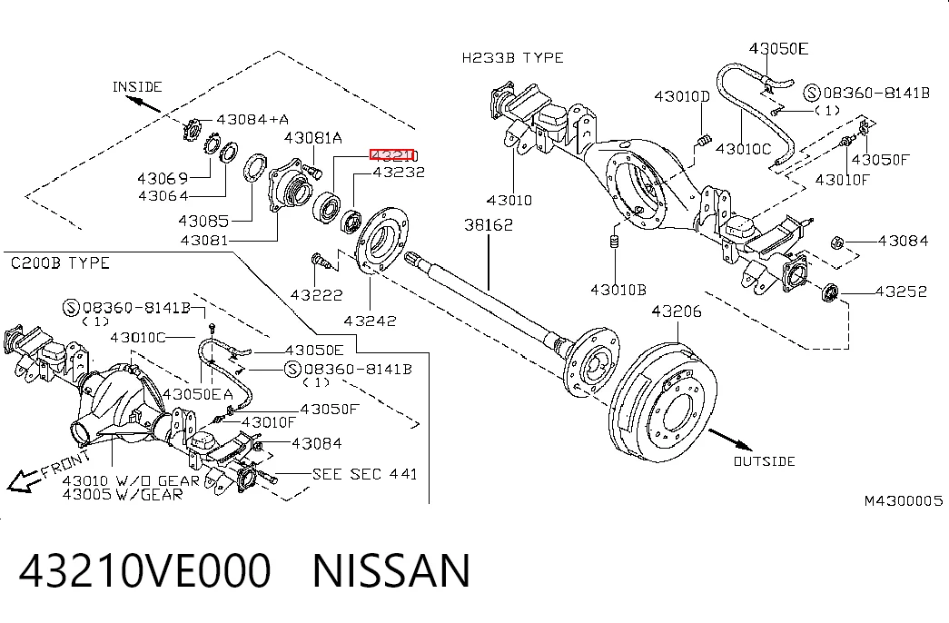Cojinete de cubo delantero Nissan Terrano II desde 38,04 €