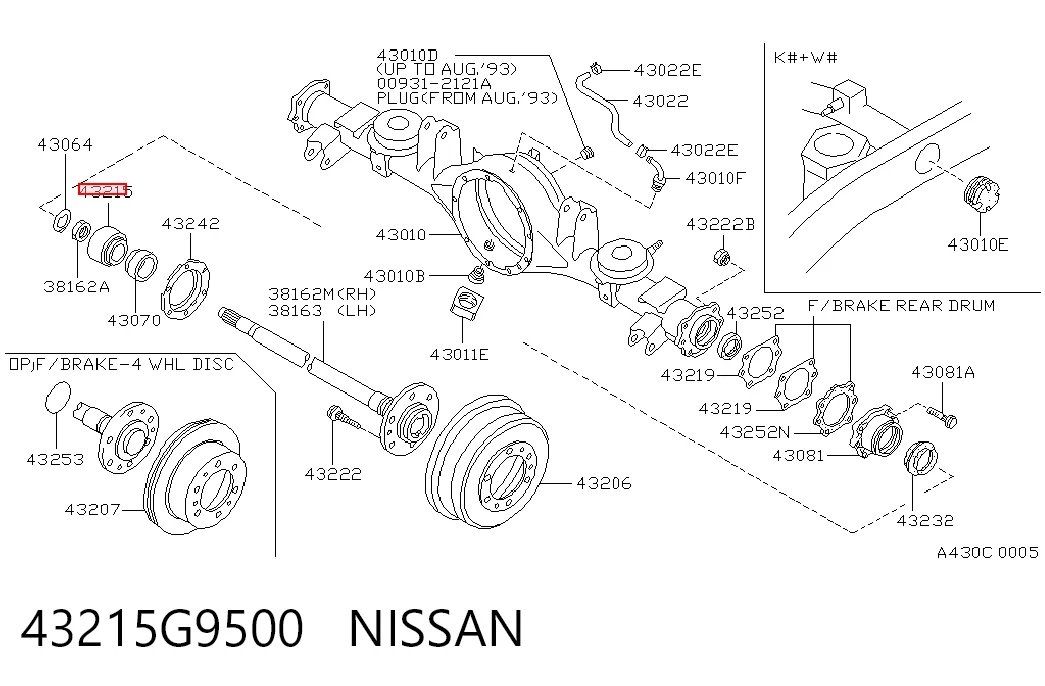 43215G9500 Nissan/Infiniti