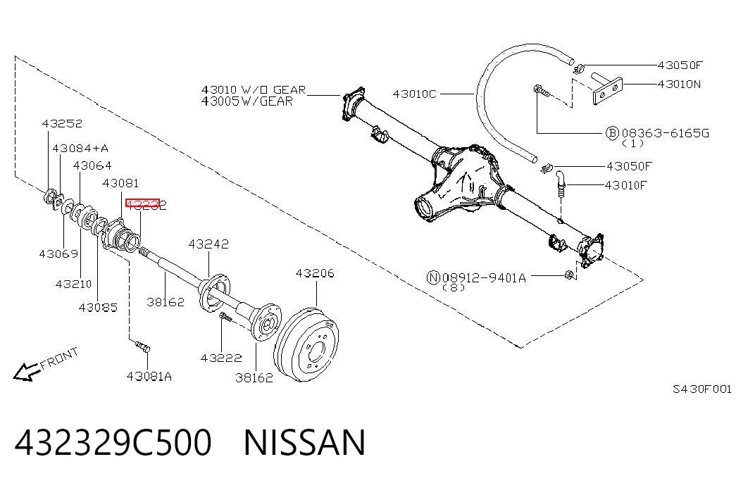 432329C500 Nissan/Infiniti