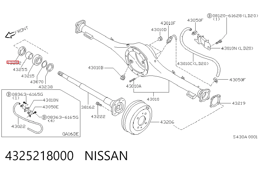 4325218000 Nissan/Infiniti