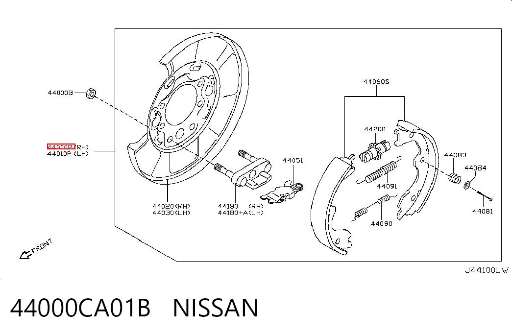 44000CA01B Nissan/Infiniti