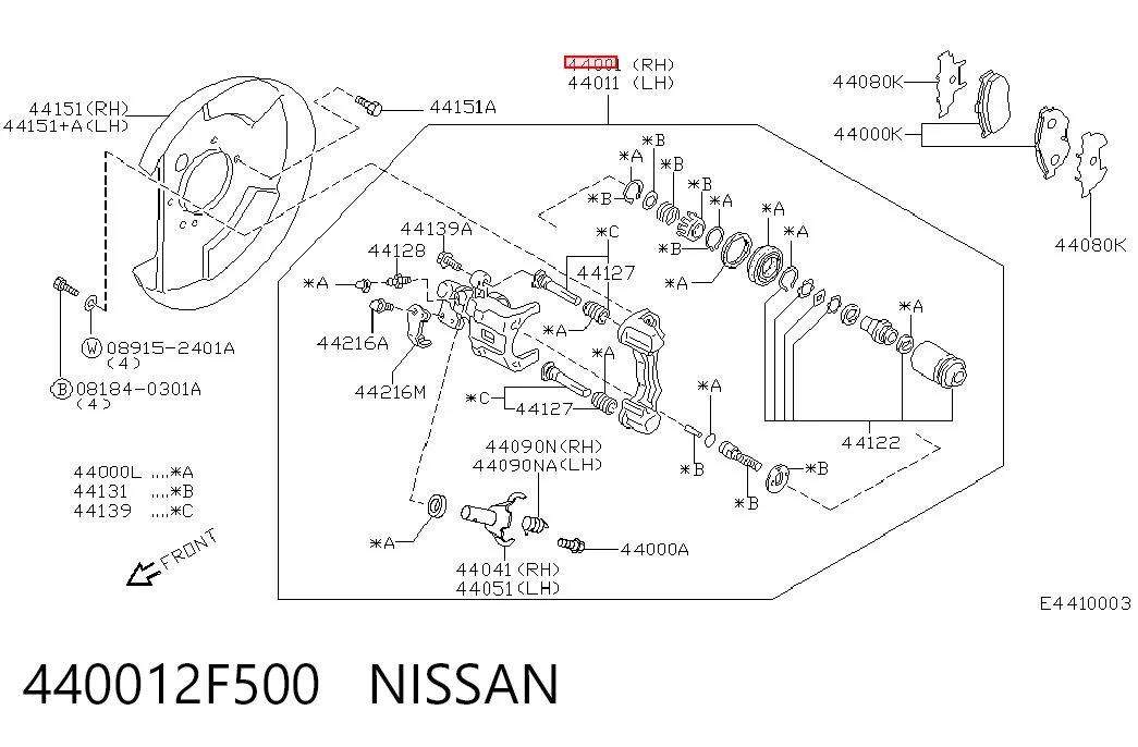 440012F500 Nissan/Infiniti