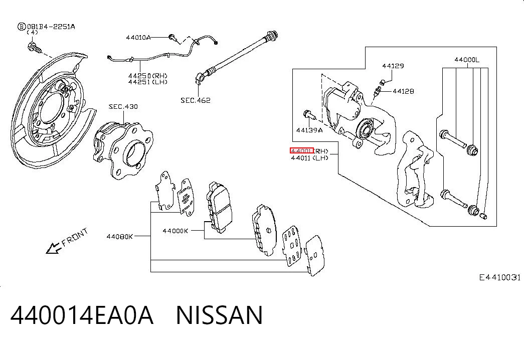440014EA0A Nissan/Infiniti