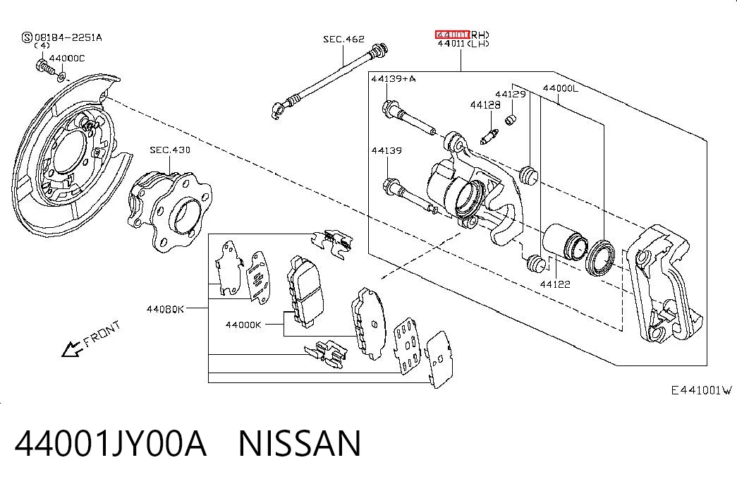 44001JY00A Nissan/Infiniti