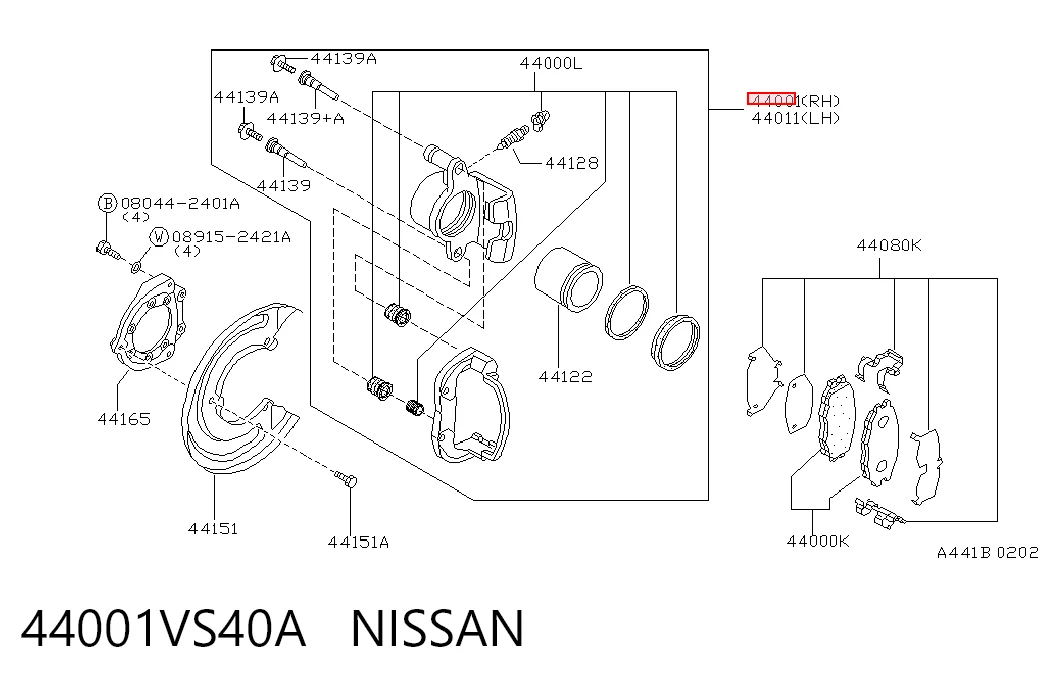 44001VS40A Nissan/Infiniti