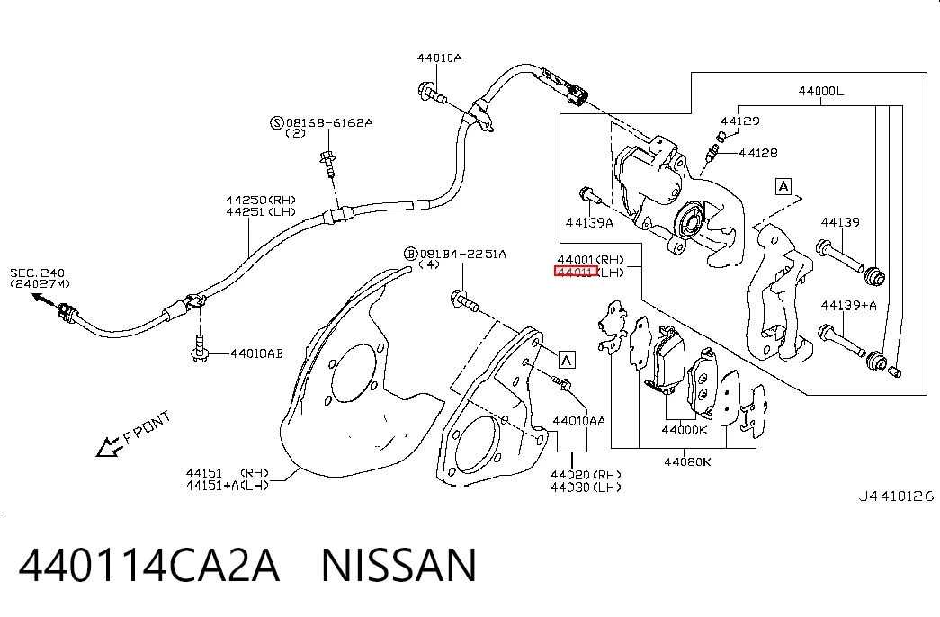 440114CA2A Nissan/Infiniti