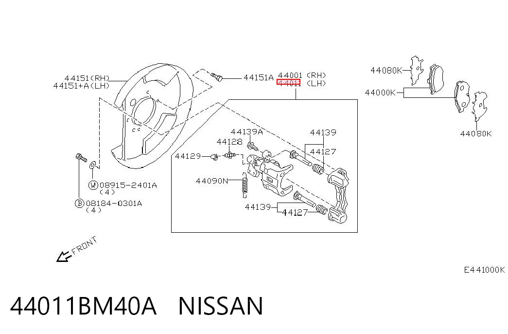 44011BM40A Nissan/Infiniti