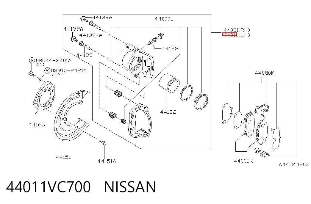 44011VC700 Nissan/Infiniti