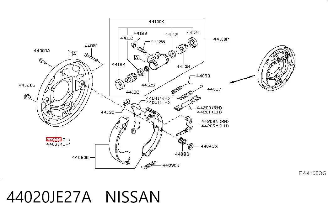 44020JE27A Nissan/Infiniti
