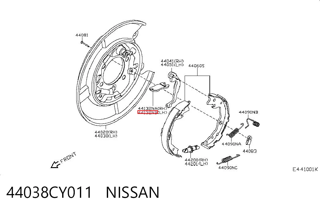 44038CY011 Nissan/Infiniti