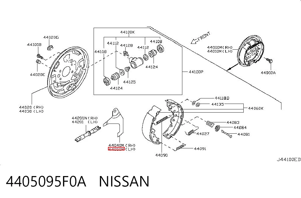 4405095F0A Nissan/Infiniti