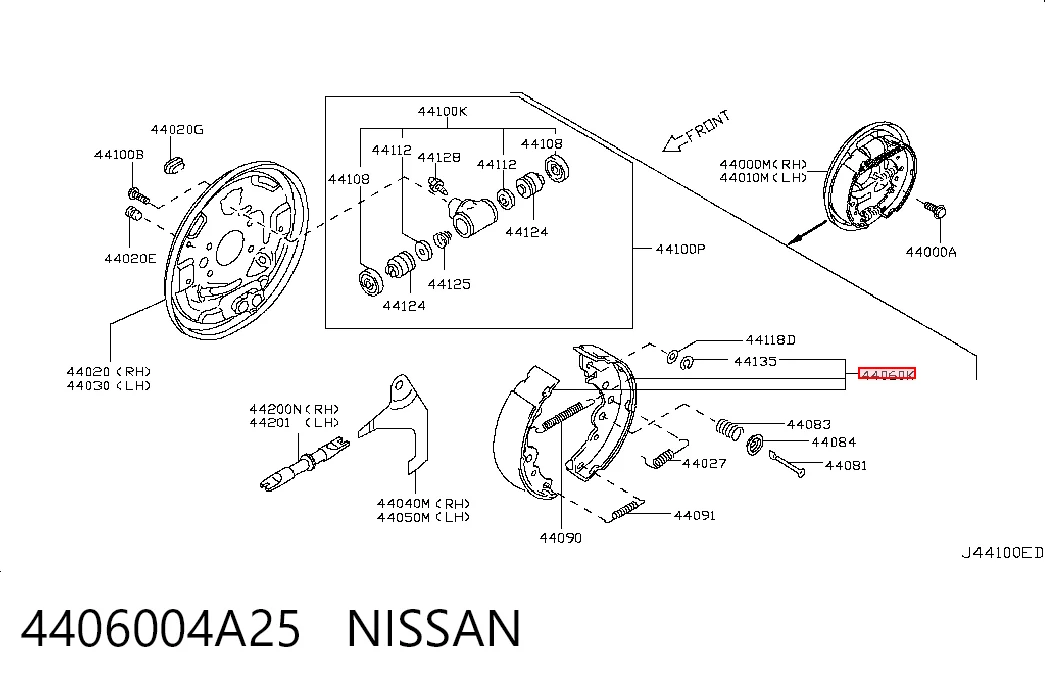 4406004A25 Nissan/Infiniti