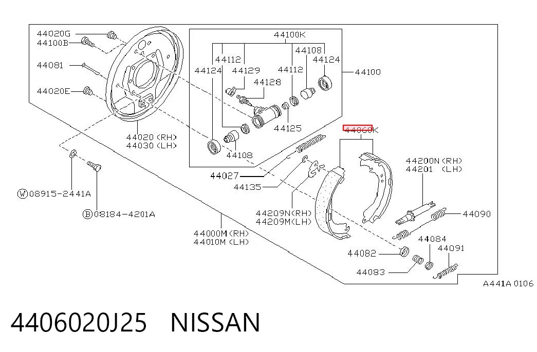 Comprar Zapatas de freno de tambor traseras Nissan Patrol  K260 a bajo precio