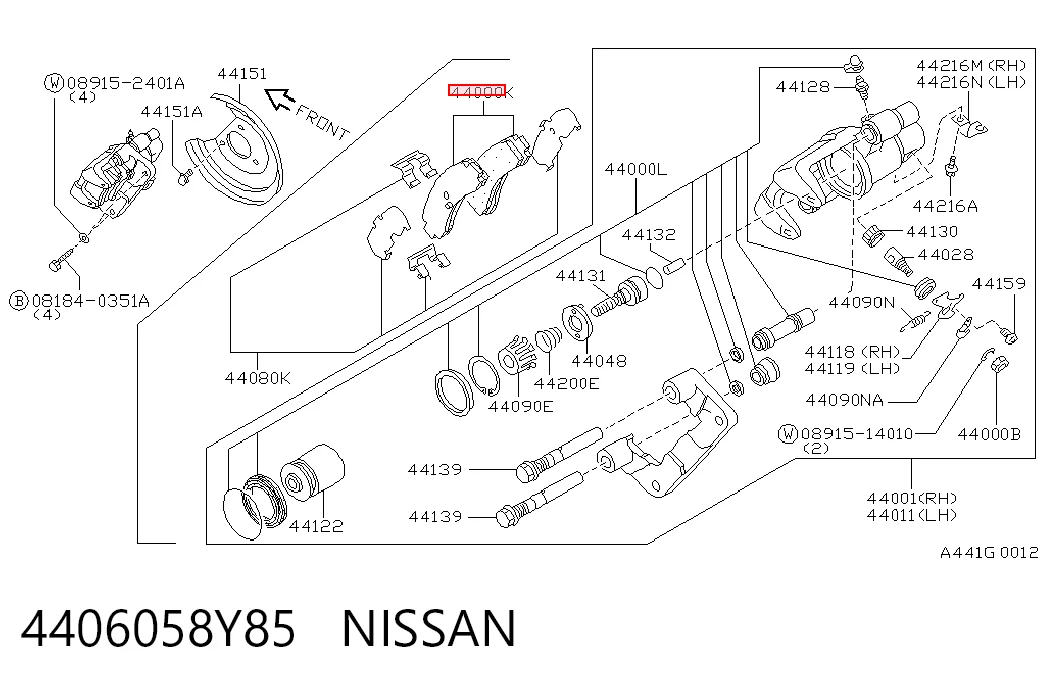 4406058Y85 Nissan/Infiniti