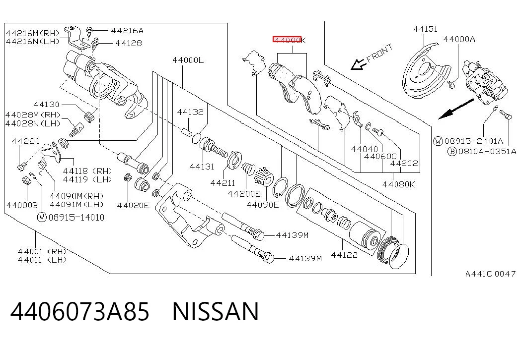 4406073A85 Nissan/Infiniti