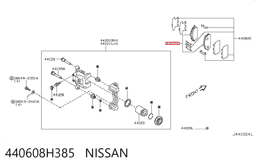 440608H385 Nissan/Infiniti