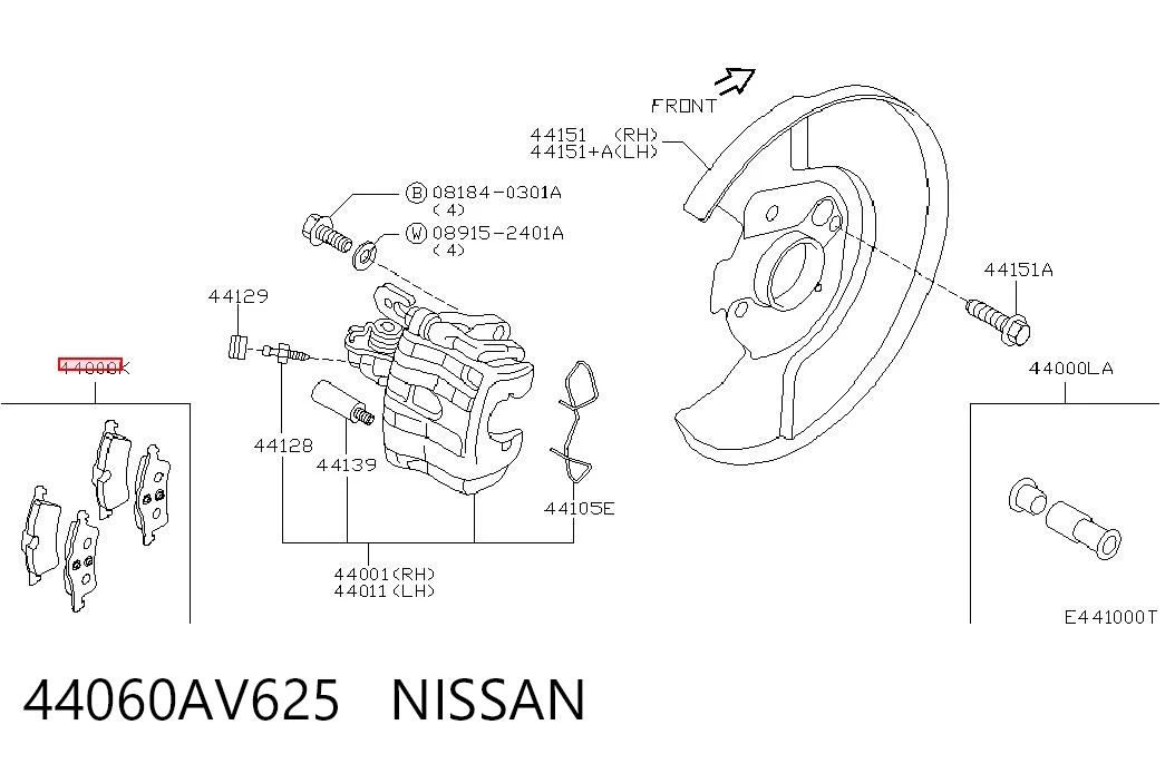 44060AV625 Nissan/Infiniti