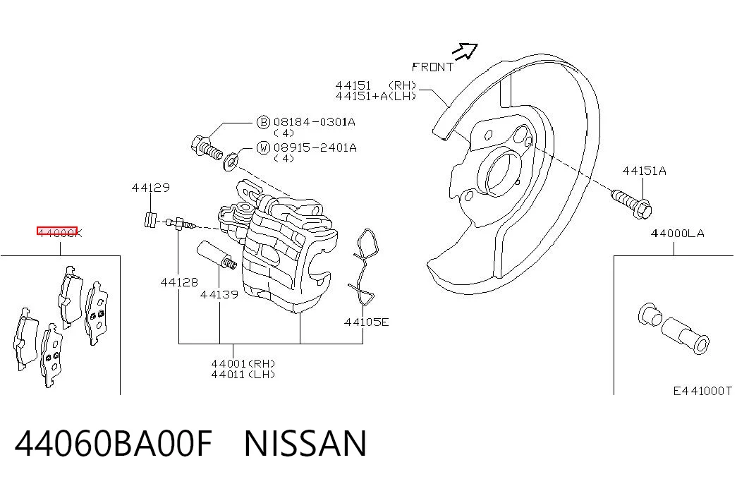 44060BA00F Nissan/Infiniti