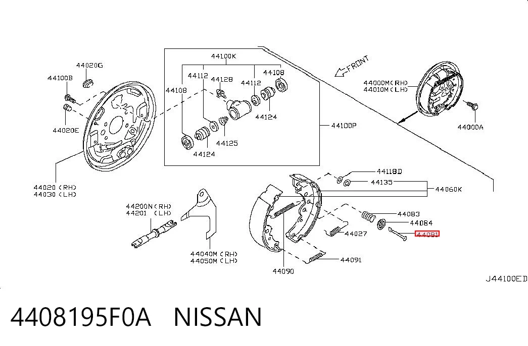 4408195F0A Nissan/Infiniti