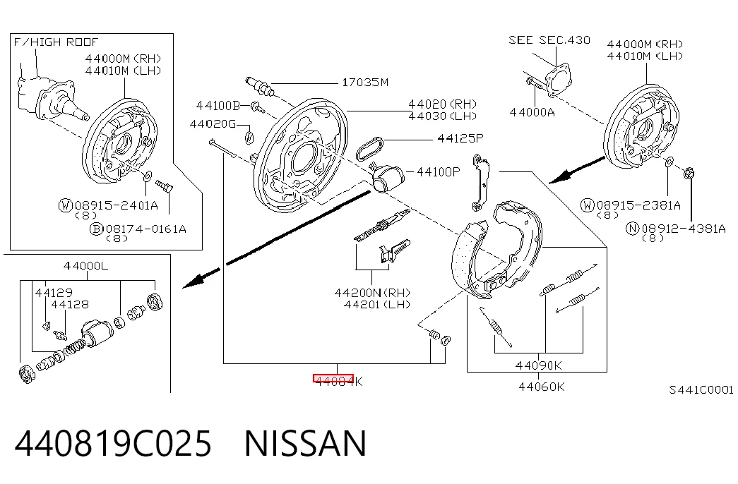 440819C025 Nissan/Infiniti