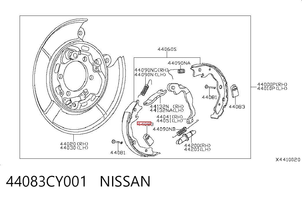 44083CY001 Nissan/Infiniti