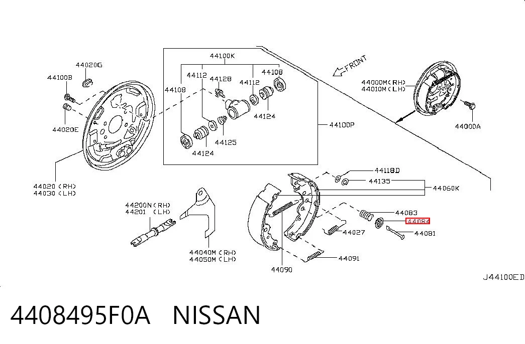 4408495F0A Nissan/Infiniti
