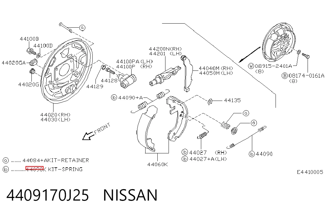 4409170J25 Nissan/Infiniti