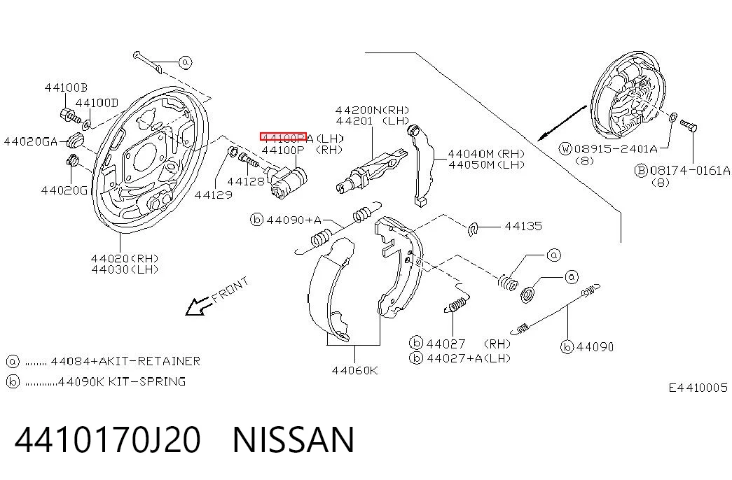 4410170J20 Nissan/Infiniti