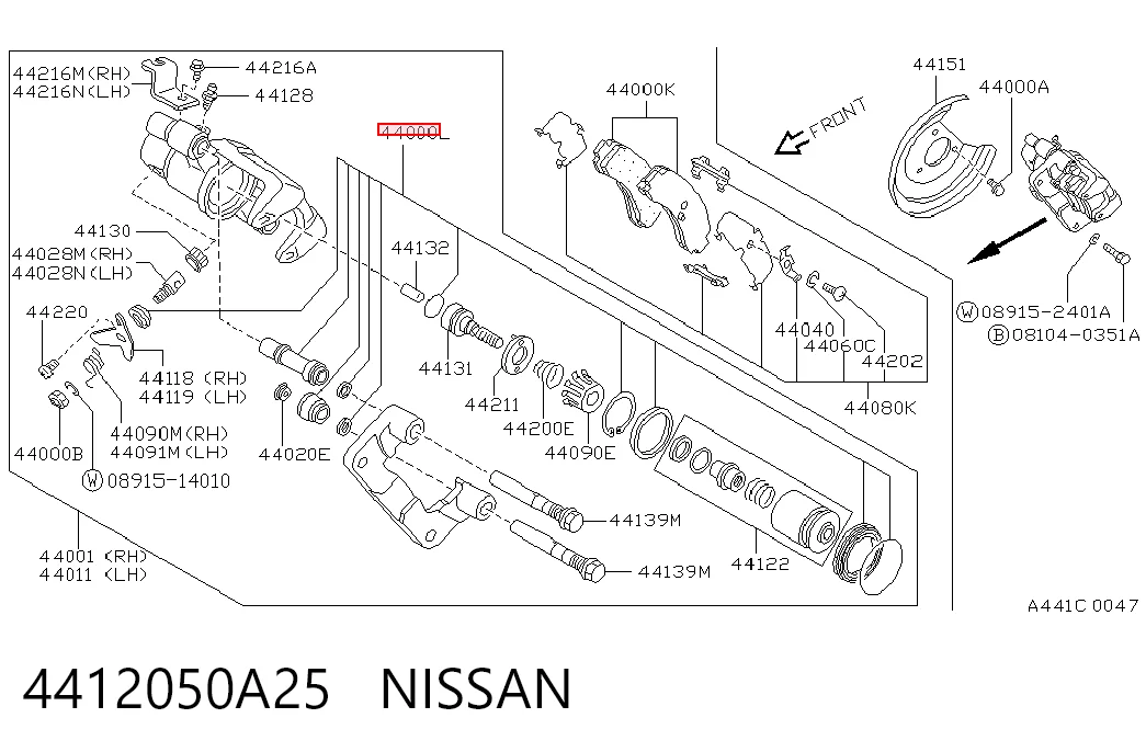Comprar Juego de reparación de pinza de freno trasero Nissan Sunny II N13 a bajo precio