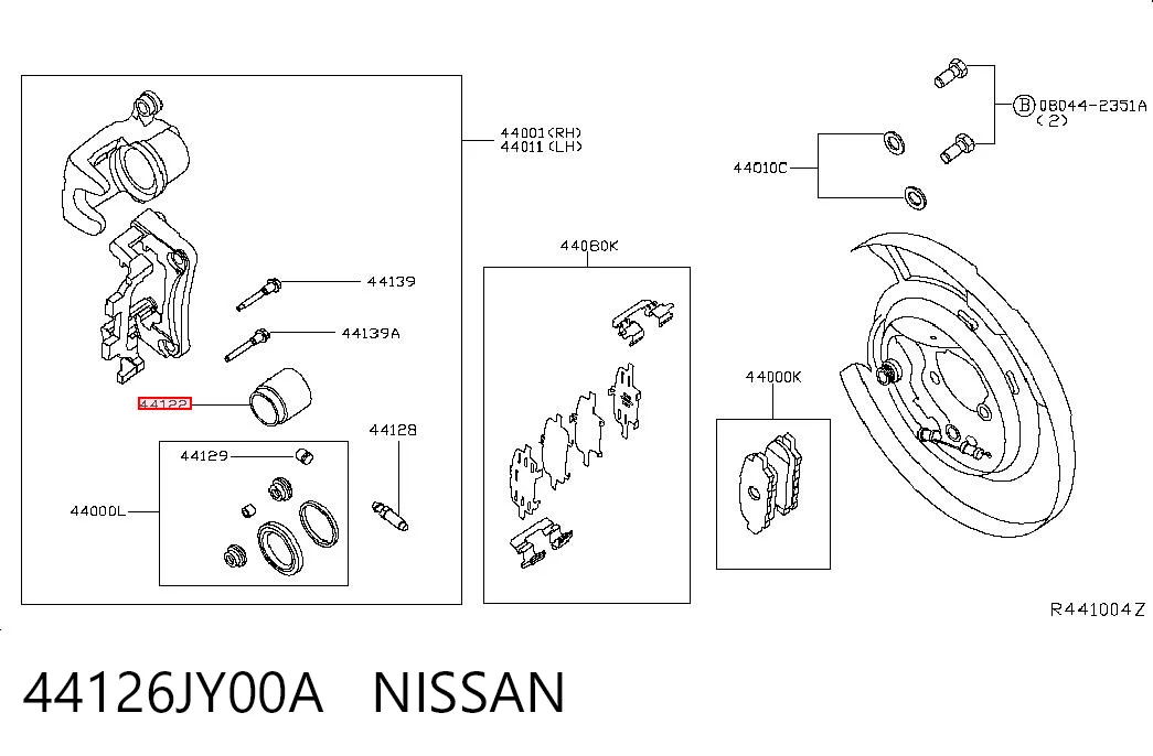 44126JY00A Nissan/Infiniti