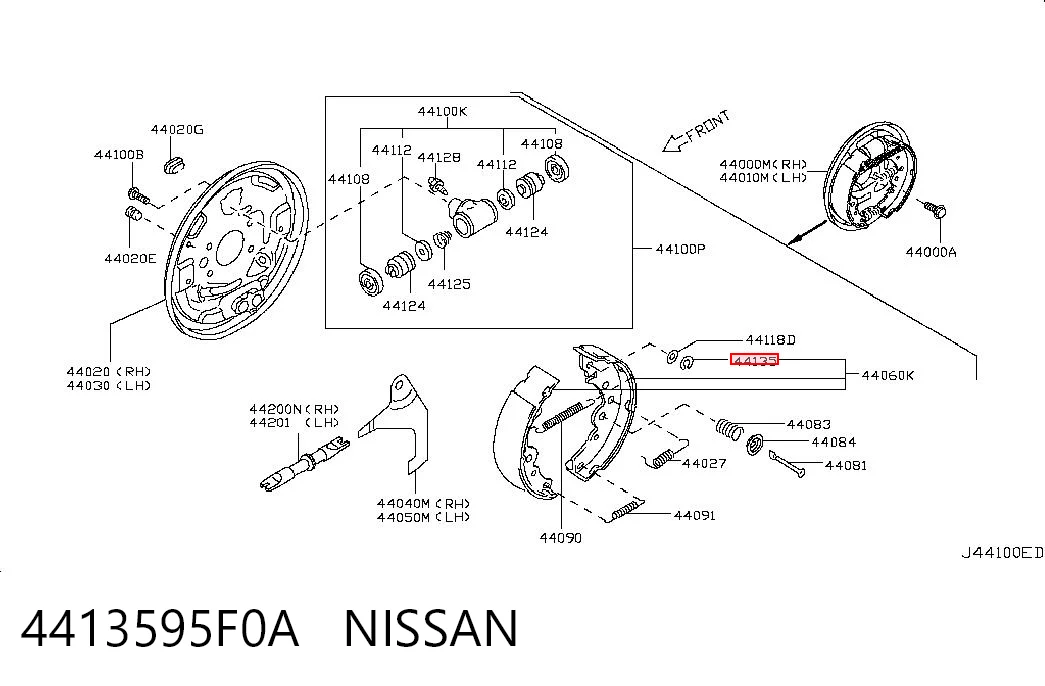 4413595F0A Nissan/Infiniti