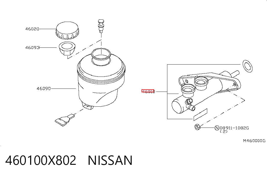 460100X802 Nissan/Infiniti