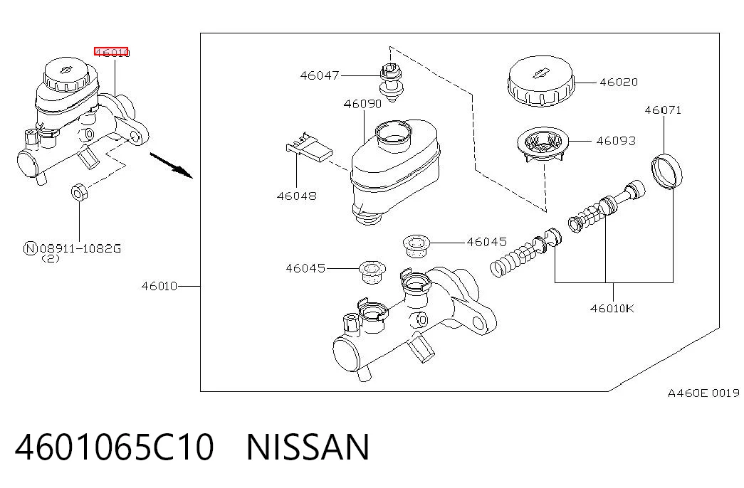 Comprar Cilindro maestro de frenos Nissan Sunny III N14