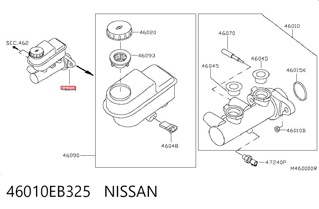 46010EB325 Nissan/Infiniti