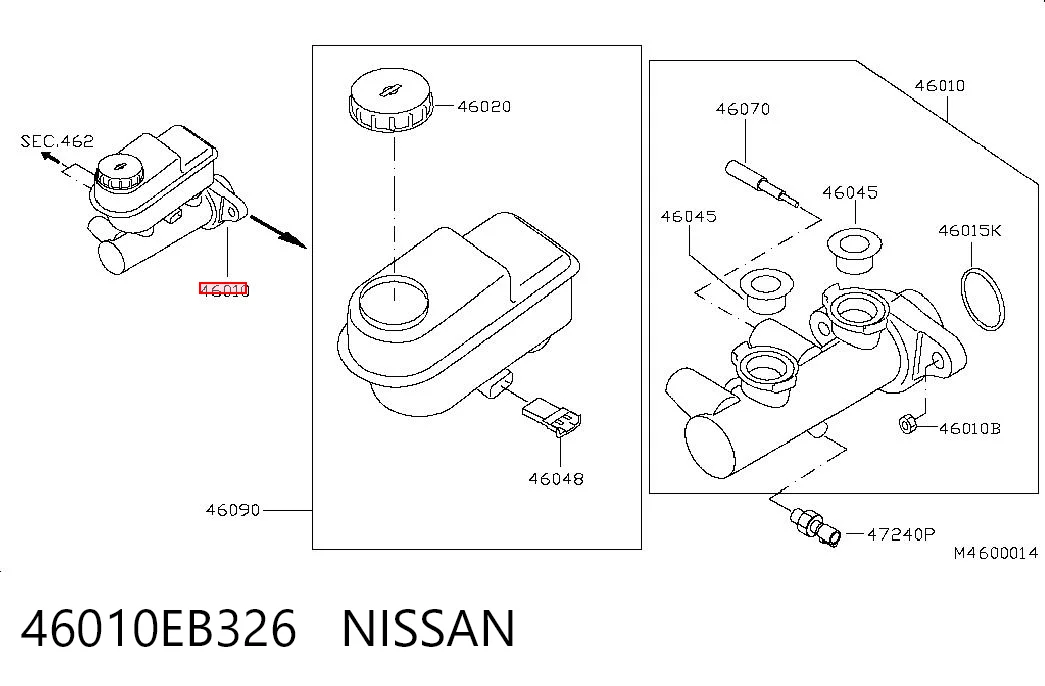 46010EB326 Nissan/Infiniti