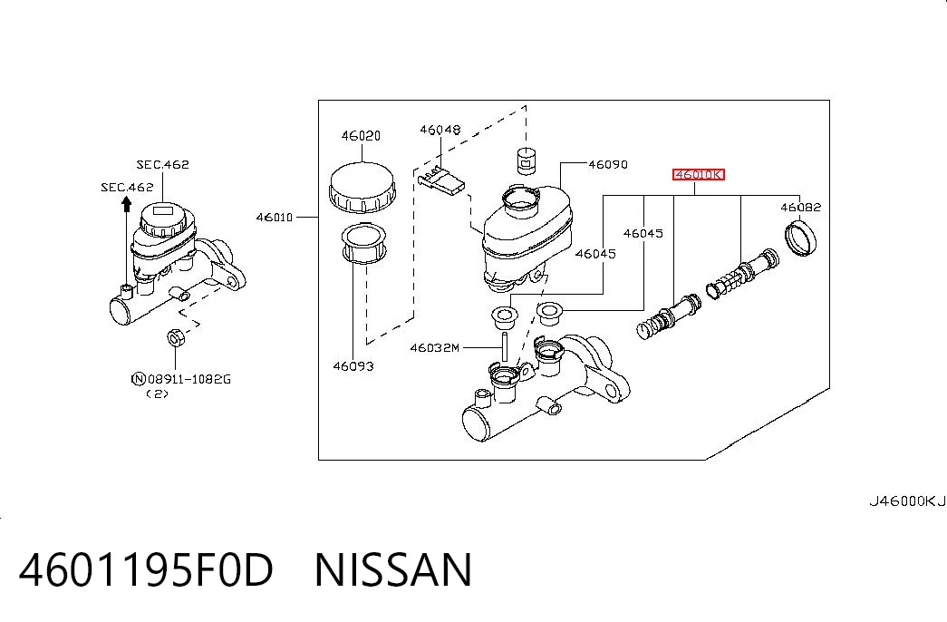 4601195F0D Nissan/Infiniti