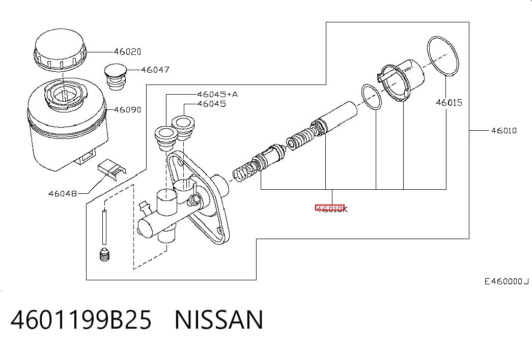 Comprar Juego de reparación del cilindro maestro de freno Nissan Micra  K11 a bajo precio