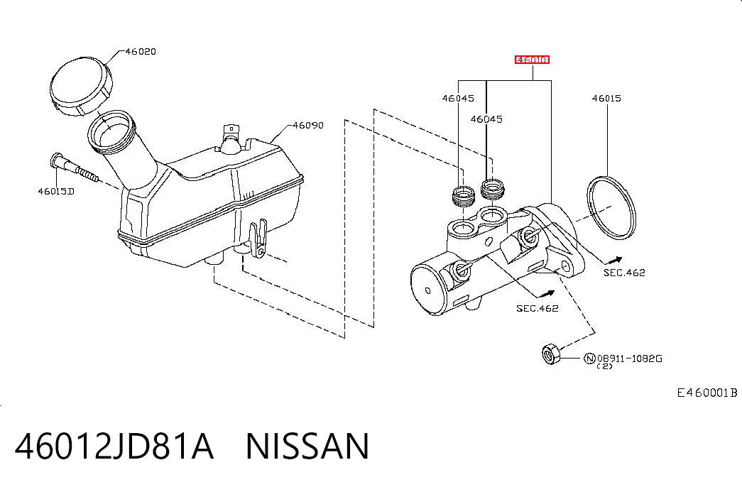 Cilindro principal de freno Nissan Qashqai I SUV comprar en España