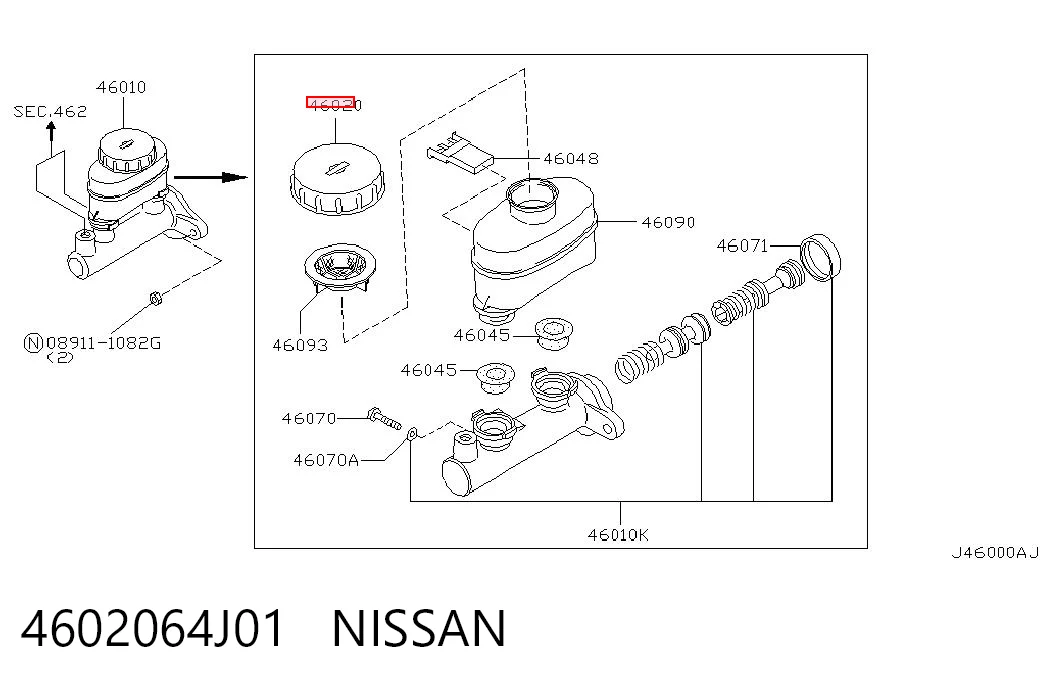 4602064J01 Nissan/Infiniti