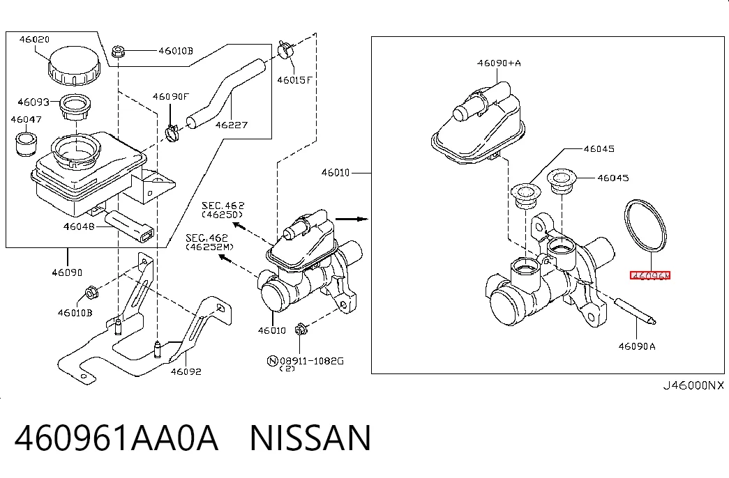 460961AA0A Nissan/Infiniti