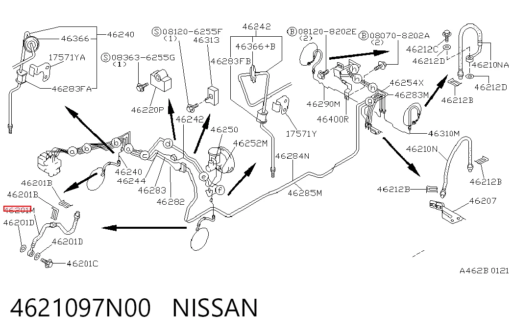 Latiguillos de freno delantero Nissan Primera familiar (W10) (1990 - 1996) precio, desde 13,51 EUR