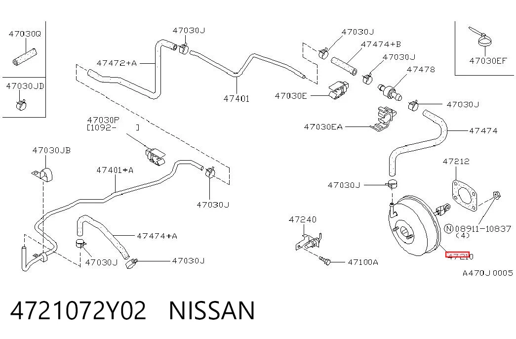 Comprar Servofreno Nissan Sunny III N14 a bajo precio