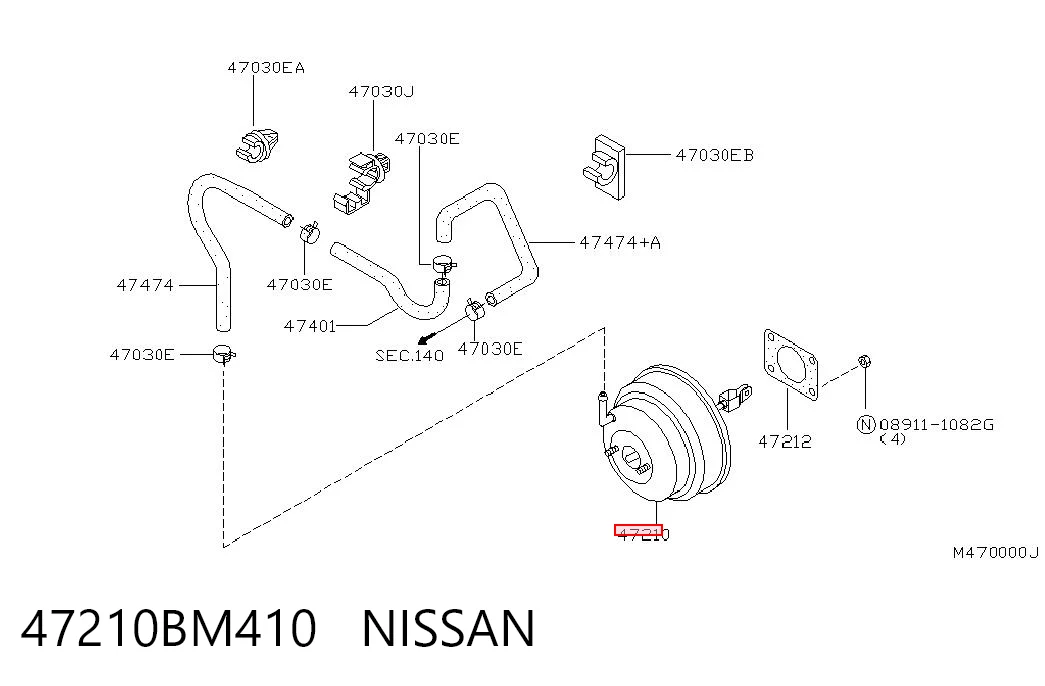 47210BM410 Nissan/Infiniti