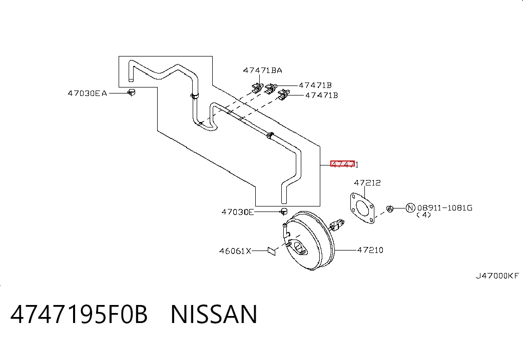 4747195F0B Nissan/Infiniti